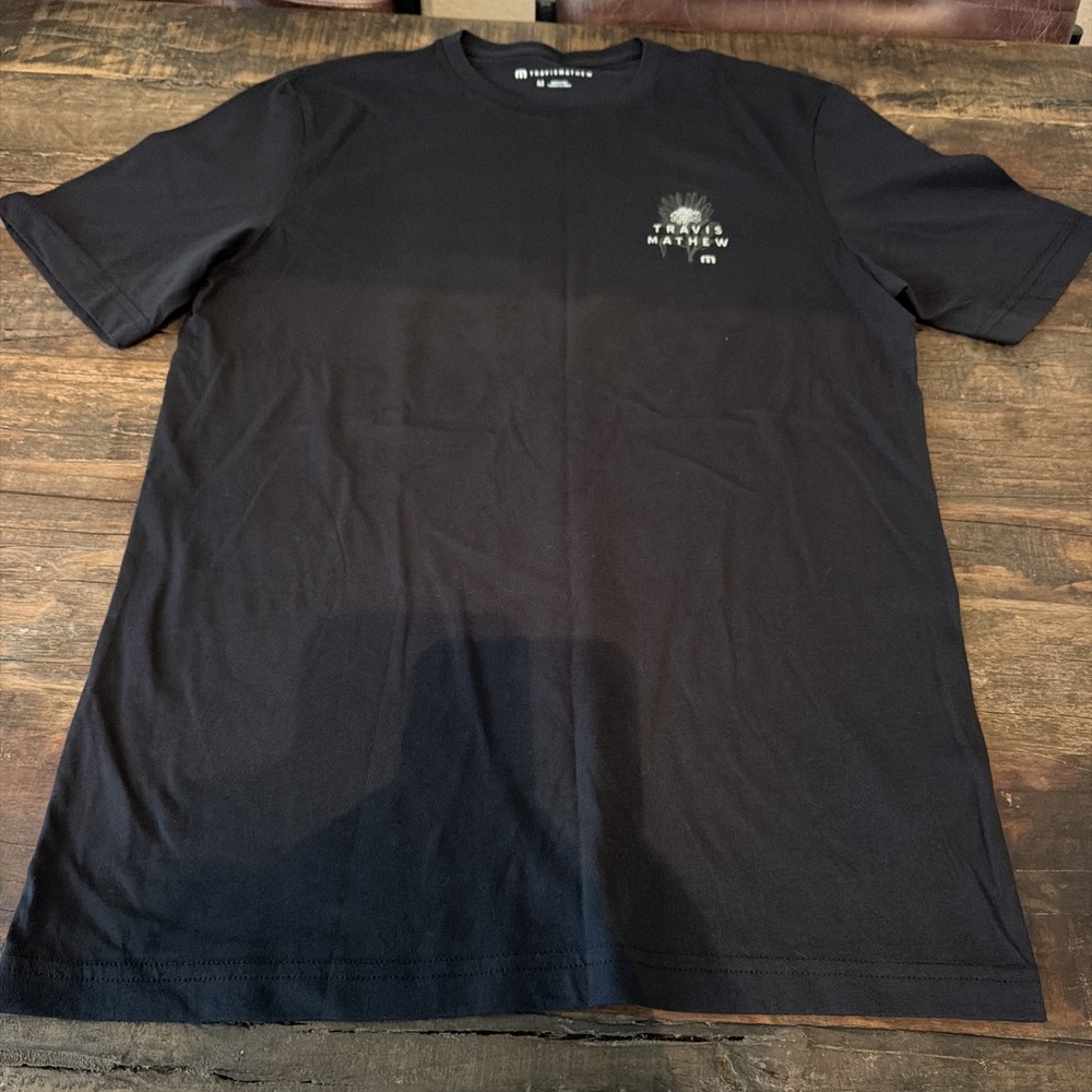 Travis Mathew Men's Black T Shirt Short Sleeve Size M